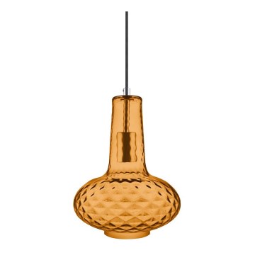 Ledvance - LED Luster na lanku PEAR 1xE27/13W/230V oranžová