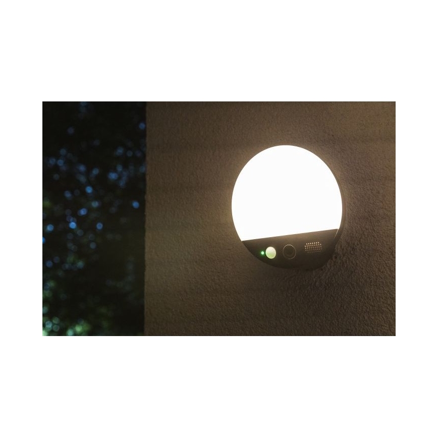 Ledvance - LED Vonkajšie nástenné svietidlo so senzorom a kamerou SMART+ LED/15W/230V Wi-Fi IP44