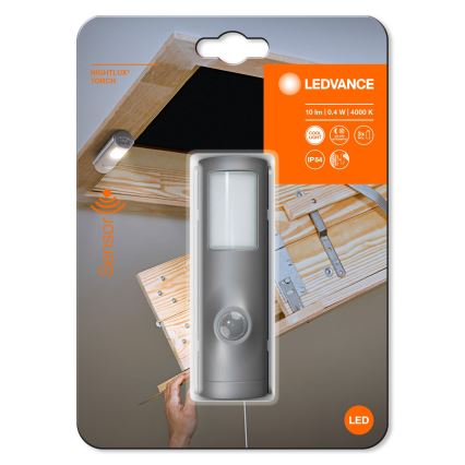 Ledvance - LED Orientačné svietidlo so senzorom NIGHTLUX LED/0,35W/3xAAA IP54