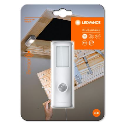 Ledvance - LED Orientačné svietidlo so senzorom NIGHTLUX LED/0,35W/3xAAA IP54