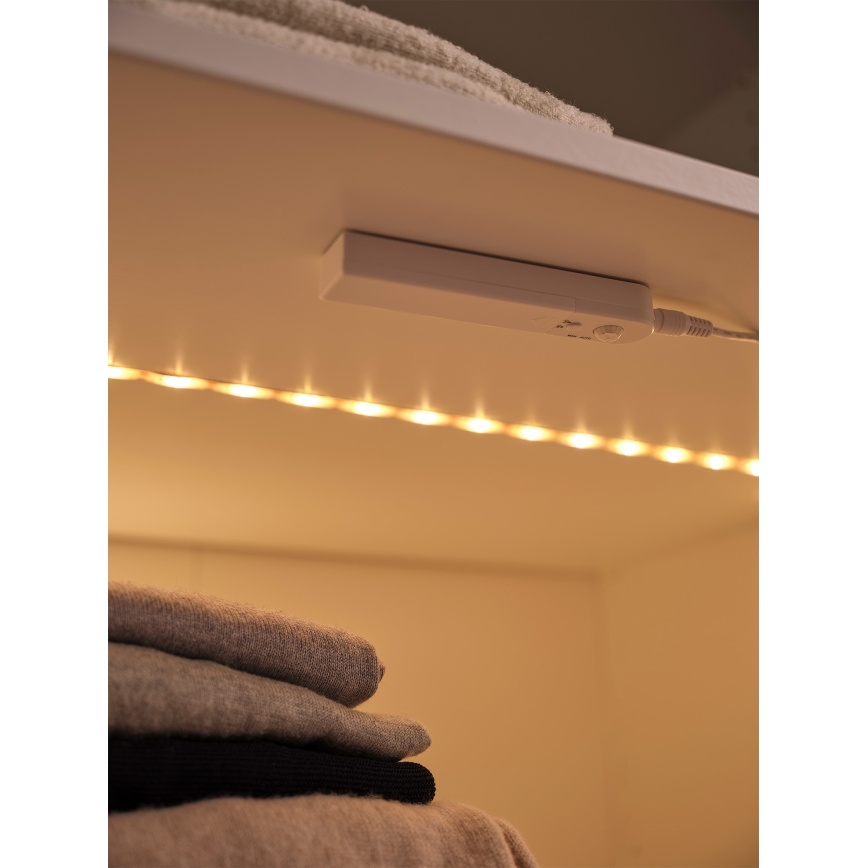 Ledvance - LED pásik s pohybovým senzorom FLEX 2 m LED/3,6 W/4×AA