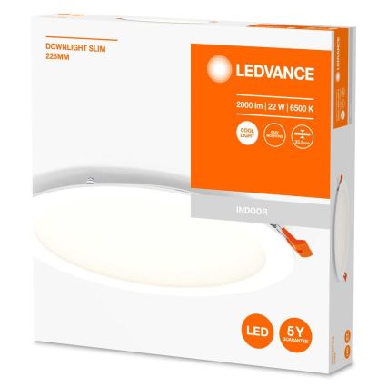 Ledvance - LED Podhľadové svietidlo SLIM LED/22W/230V 6500K