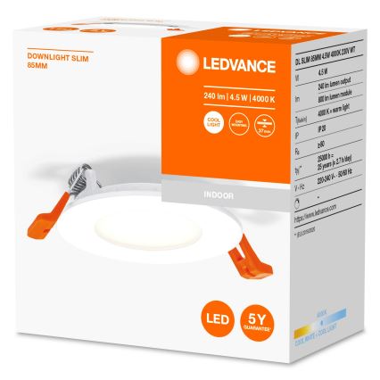 Ledvance - LED Podhľadové svietidlo SLIM LED/4,5W/230V 4000K