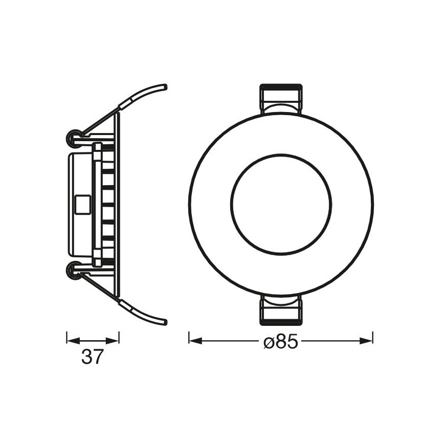 Ledvance - LED Podhľadové svietidlo SLIM LED/4,5W/230V 6500K