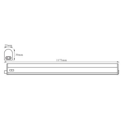 Ledvance - LED Podlinkové svietidlo BATTEN LED/14W/230V