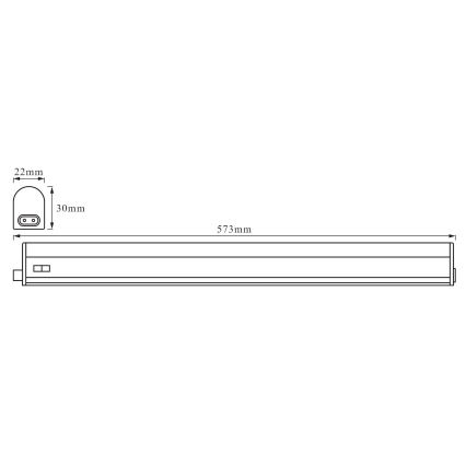 Ledvance - LED Podlinkové svietidlo BATTEN LED/8W/230V