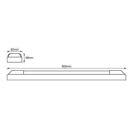 Ledvance - LED Podlinkové svietidlo POWER BATTEN 2xLED/12W/230V 3000K