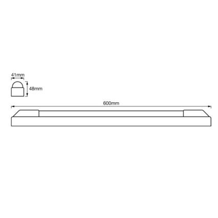 Ledvance - LED Podlinkové svietidlo POWER BATTEN LED/12W/230V 3000K