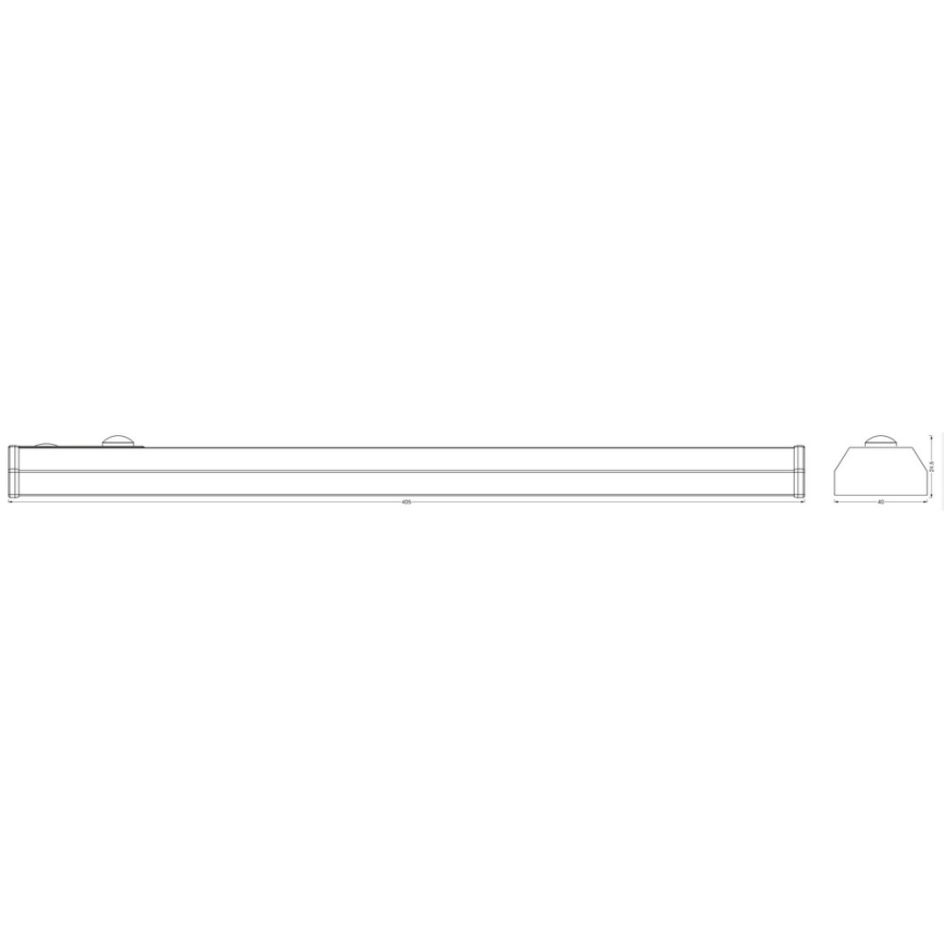 Ledvance - LED Podlinkové svietidlo so senzorom MOBILE LED/1W/5V 1000 mAh 4000K 40 cm