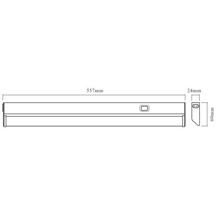 Ledvance - LED Podlinkové svietidlo TURN LED/10W/230V