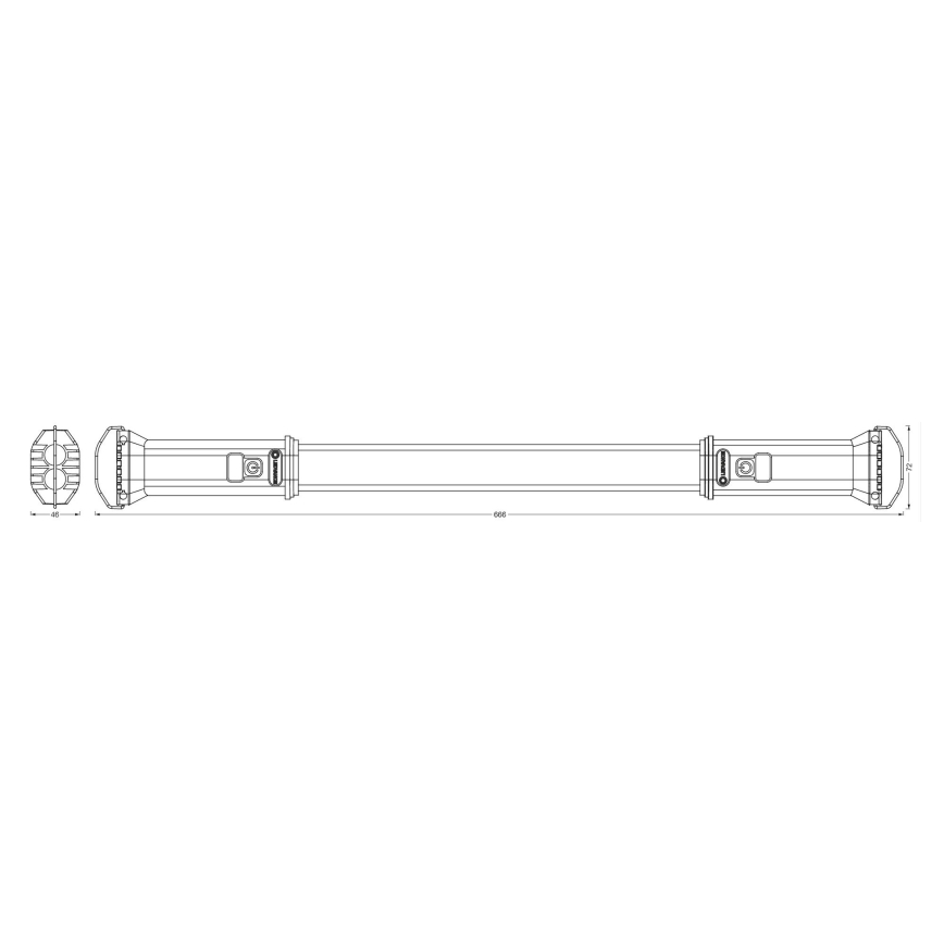 Ledvance - LED Pracovné svietidlo TUBE LED/10W/5V IP54