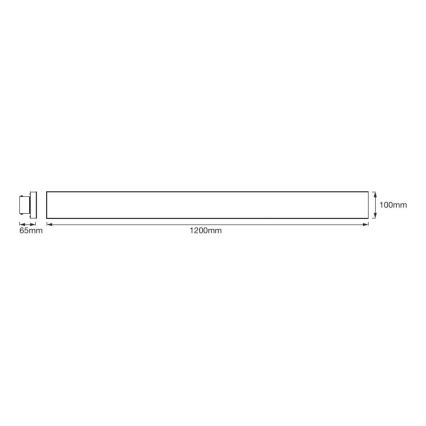 Ledvance - LED Prisadený panel FRAMELESS LED/35W/230V 3000K