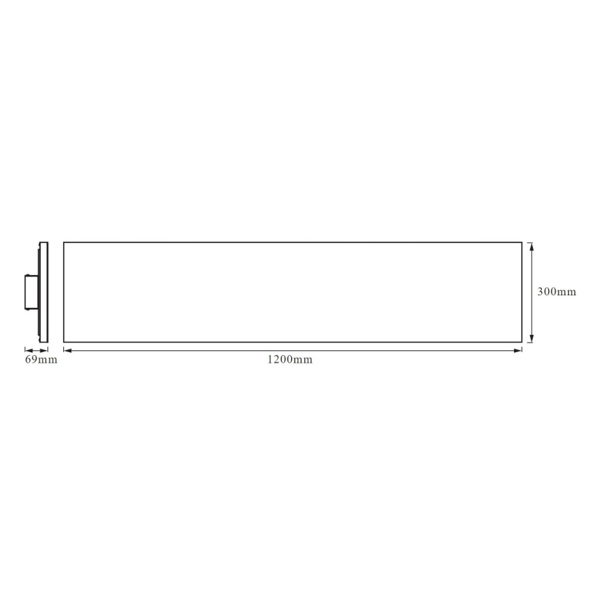 Ledvance - LED Prisadený panel FRAMELESS LED/40W/230V 3000K