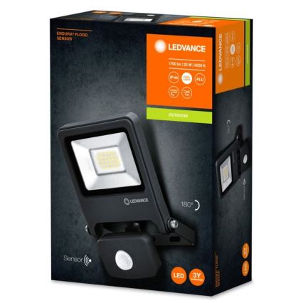 Ledvance - LED Reflektor ENDURA so senzorom LED/20W/230V IP44