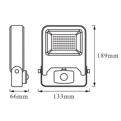 Ledvance - LED Reflektor ENDURA so senzorom LED/20W/230V IP44