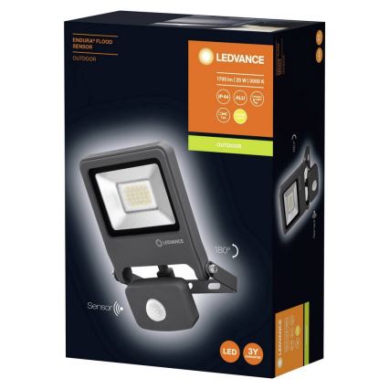 Ledvance - LED Reflektor so senzorom ENDURA LED/20W/230V IP44