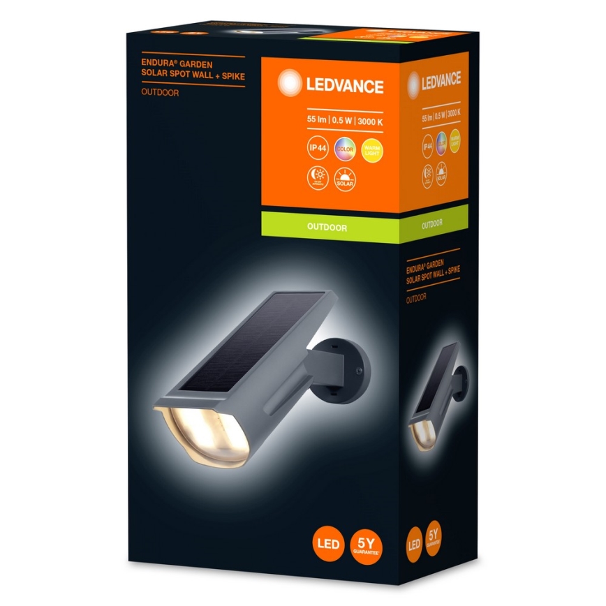 Ledvance - LED RGB Solárne svietidlo ENDURA LED/0,5W/3,6V 1200 mAh IP44