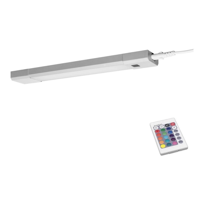 Ledvance - LED RGB Stmievateľné podlinkové svietidlo SLIM LED/4W/230V + diaľkové ovládanie