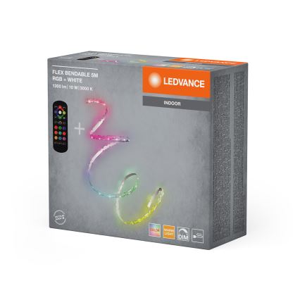 Ledvance - LED RGB stmievateľný pás FLEX 5m LED/10W/230V + diaľkový ovládač