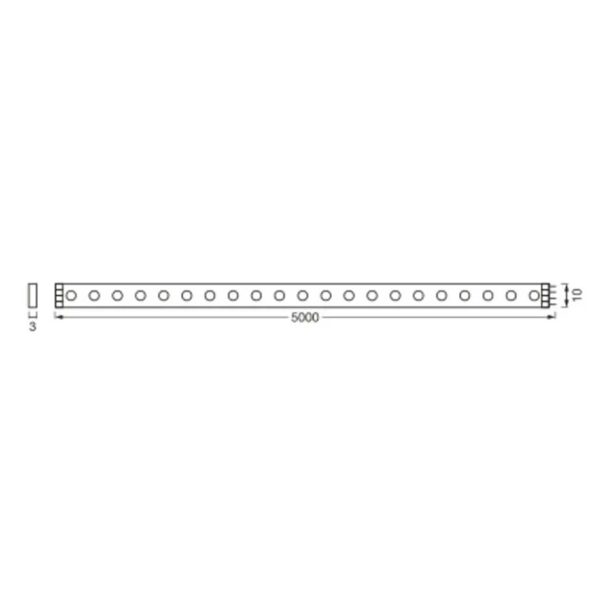 Ledvance - LED RGB Stmievateľný pásik FLEX AUDIO 5m LED/20W/230V + diaľkové ovládanie