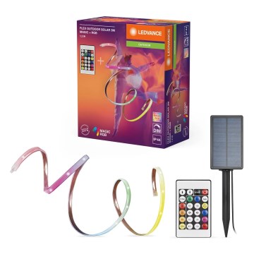 Ledvance - LED RGB Stmievateľný solárny pásik FLEX MAGIC 3m LED/1,2W/5V IP44 + diaľkové ovládanie