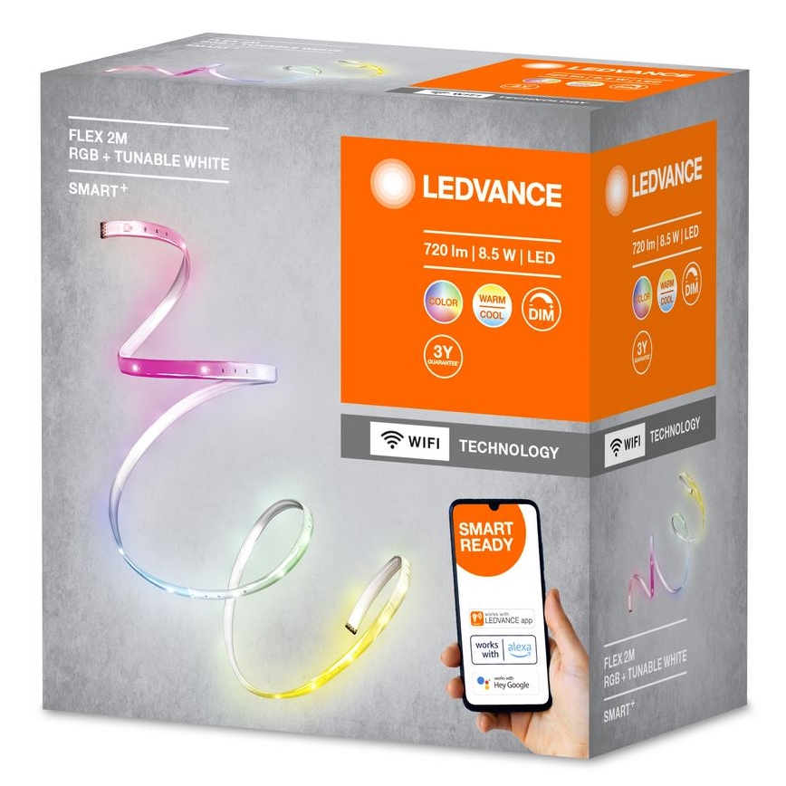 Ledvance - LED RGB+TW Stmievateľný pásik SMART+ FLEX 2m LED/8,5W/230V Wi-Fi
