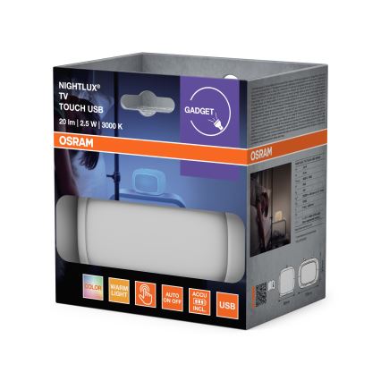 Ledvance - LED RGBW dotyková detská nočná lampička TOUCH LED/2,5W/5V