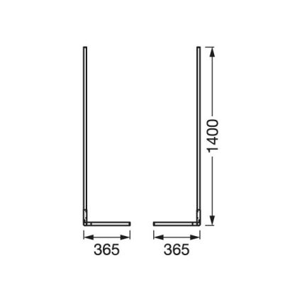 Ledvance - LED RGBW Stmievateľná stojacia lampa SMART+ FLOOR LED/14W/230V 2700-6500K Wi-Fi + diaľkové ovládanie