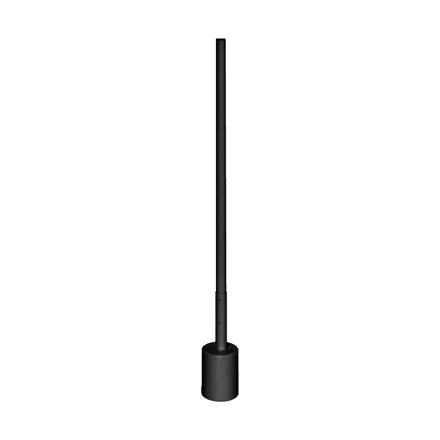 Ledvance - LED RGBW Stmievateľná stojacia lampa SMART+ FLOOR LED/8W/230V 2700-6500K Wi-Fi čierna + diaľkové ovládanie
