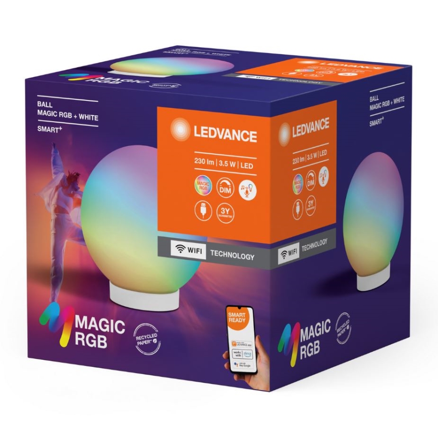 Ledvance - LED RGBW stmievateľná stolná lampa SMART+ MAGIC LED/3,5W/5V 2200-6500K Wi-Fi