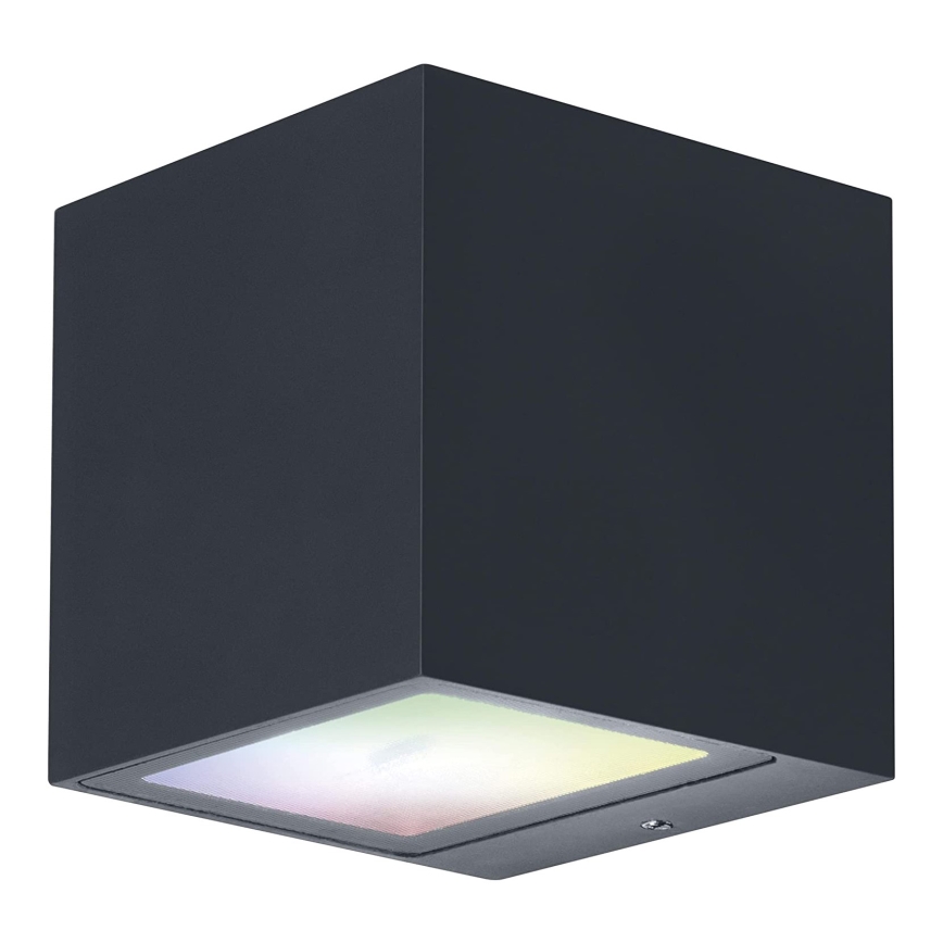 Ledvance - LED RGBW Stmievateľné vonkajšie nástenné svietidlo SMART+ BRICK LED/14W/230V Wi-Fi IP44