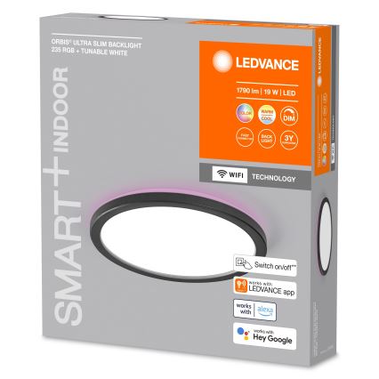 Ledvance - LED RGBW Stmievateľné stropné svietidlo SMART+ ORBIS LED/19W/230V 2700-6500K Wi-Fi