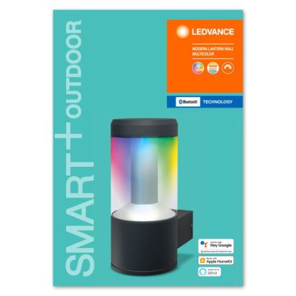 Ledvance - LED RGBW Stmievateľné nástenné svietidlo SMART+ MODERN LED/12W/230V IP44 Bluetooth