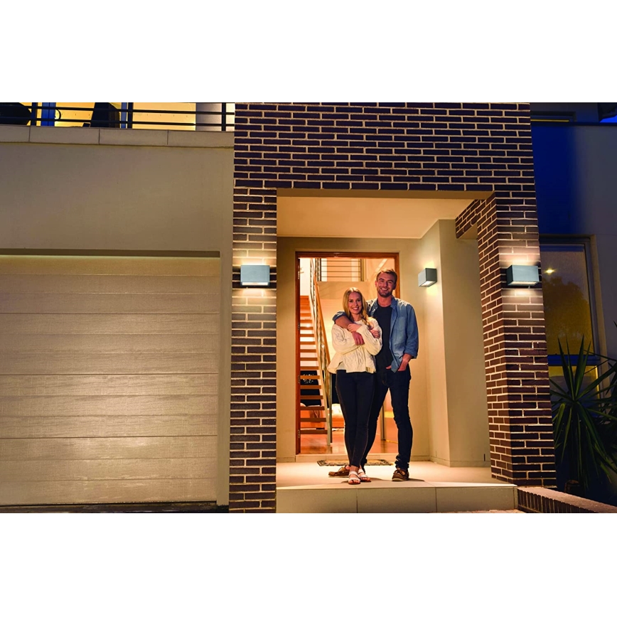 Ledvance - LED RGBW Stmievateľné vonkajšie nástenné svietidlo SMART+ BRICK LED/14W/230V Wi-Fi IP44