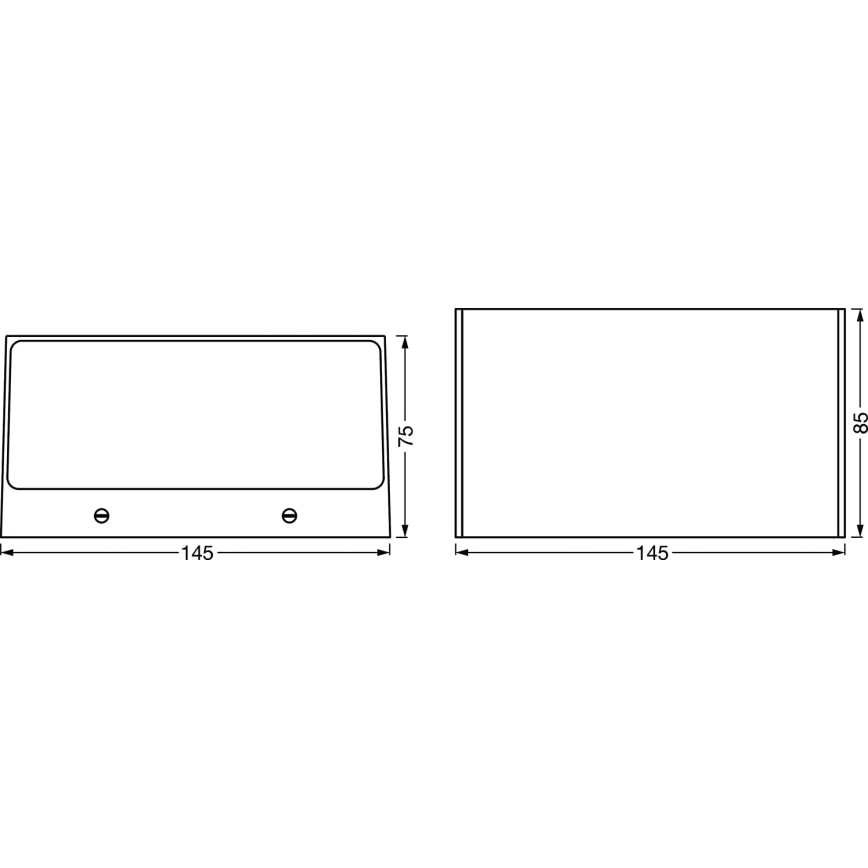 Ledvance - LED RGBW Stmievateľné vonkajšie nástenné svietidlo SMART+ BRICK LED/14W/230V Wi-Fi IP44