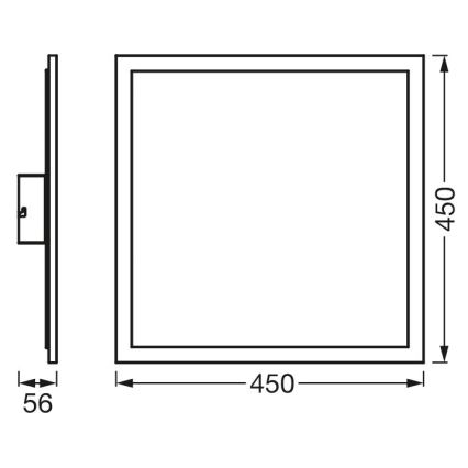 Ledvance - LED RGBW Stmievateľný panel SMART+ PLANON LED/28W/230V 3000-6500K Wi-Fi + diaľkové ovládanie