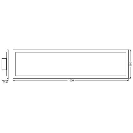 Ledvance - SMART+ PLANON LED RGBW stmievateľný panel LED/30W/230V 3000-6500K Wi-Fi 100x25 cm + diaľkový ovládač