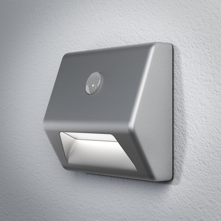 Ledvance - LED Schodiskové svietidlo so senzorom NIGHTLUX LED/0,25W/3×AAA IP54
