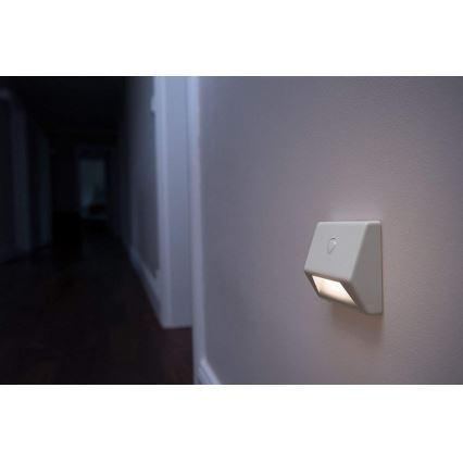 Ledvance - LED Schodiskové svietidlo so senzorom NIGHTLUX LED/0,25W/3×AAA IP54