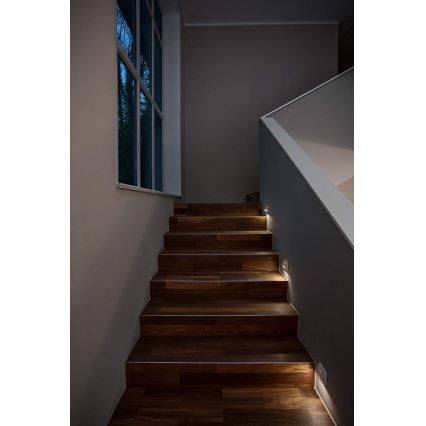Ledvance - LED Schodiskové svietidlo so senzorom NIGHTLUX LED/0,25W/3×AAA IP54