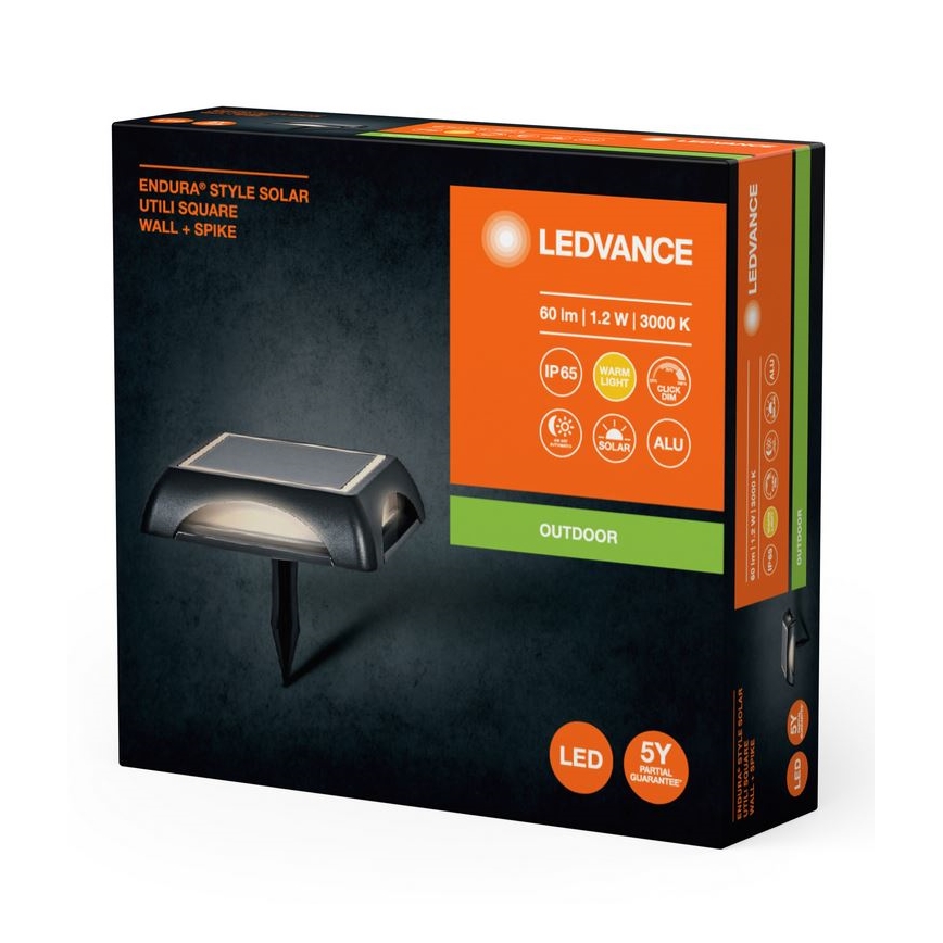 Ledvance - LED Stmievateľná solárna lampa ENDURA STYLE SOLAR LED/1,2W/3,7V 2000 mAh IP65