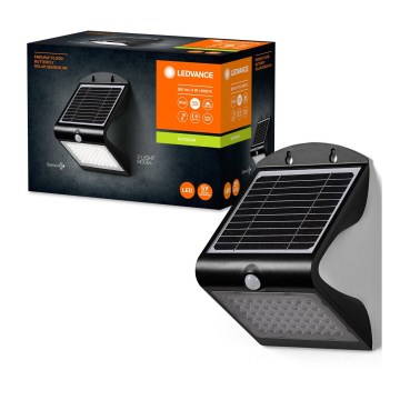 Ledvance - LED Solárne nástenné svietidlo so senzorom BUTTERFLY LED/4W/3,7V 2000 mAh IP65