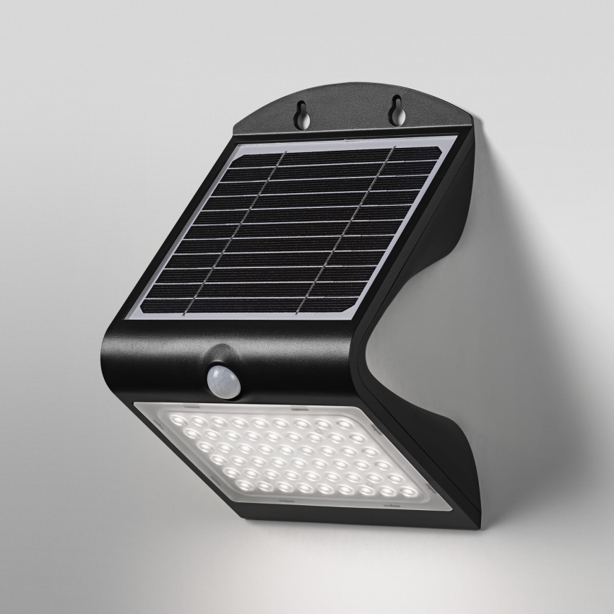 Ledvance - LED Solárne nástenné svietidlo so senzorom pohybu a súmraku BUTTERFLY LED/4W/3,7V 2000 mAh IP65