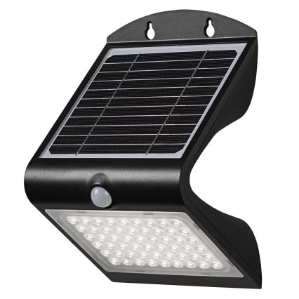 Ledvance - LED Solárne nástenné svietidlo so senzorom pohybu a súmraku BUTTERFLY LED/4W/3,7V 2000 mAh IP65