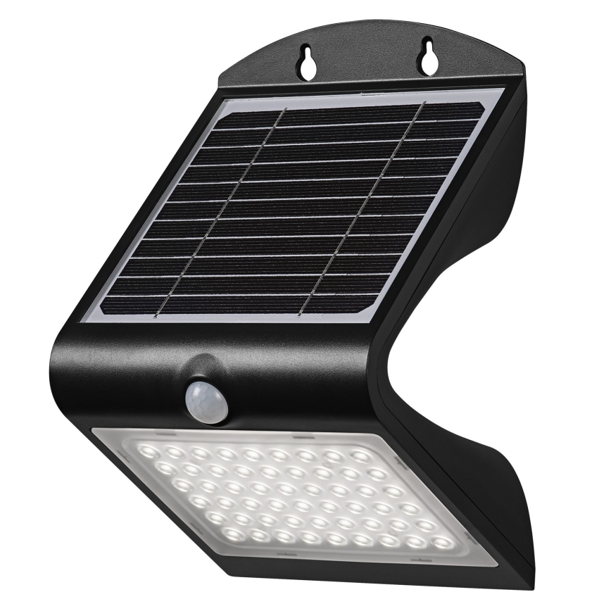 Ledvance - LED Solárne nástenné svietidlo so senzorom pohybu a súmraku BUTTERFLY LED/4W/3,7V 2000 mAh IP65