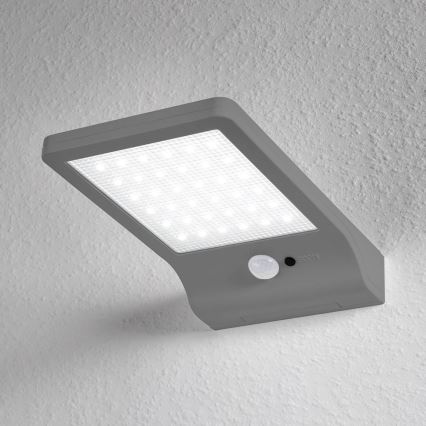 Ledvance - LED Solárne nástenné svietidlo so senzorom DOORLED LED/3W/3,3V 2000 mAh IP44