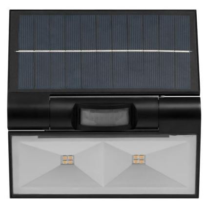 Ledvance - LED Vonkajší solárny nástenný reflektor so senzorom FLOOD LED/2,9W/3,7V 2600 mAh IP44