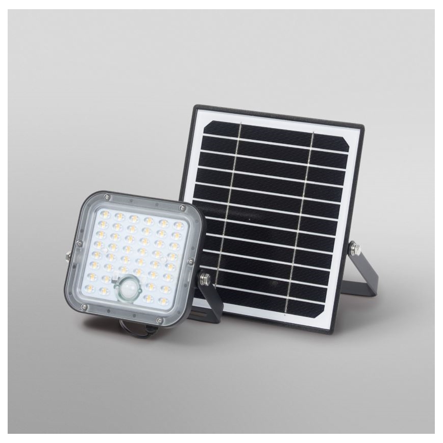 Ledvance - LED Stmievateľný solárny reflektor so senzorom pohybu a súmraku FLOOD SPLIT LED/10W/3,2V 5000 mAh IP65 + diaľkové ovládanie