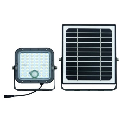 Ledvance - LED Stmievateľný solárny reflektor so senzorom FLOOD SPLIT LED/10W/7,4V IP65 + diaľkové ovládanie