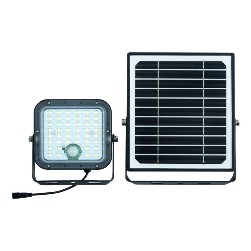 Ledvance - LED Stmievateľný solárny reflektor so senzorom FLOOD SPLIT LED/10W/7,4V IP65 + diaľkové ovládanie